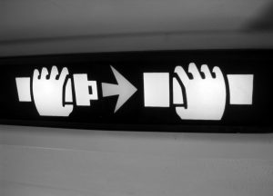 seat belt sign